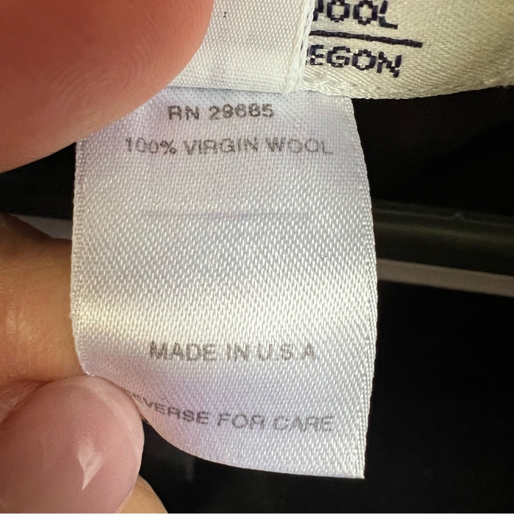 Pendleton Dark Gray 100% Virgin Wool Button Front… - image 4